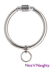 Nice 'n' Naughty Collar w Combination Lock Stainless Steel from Nice 'n' Naughty